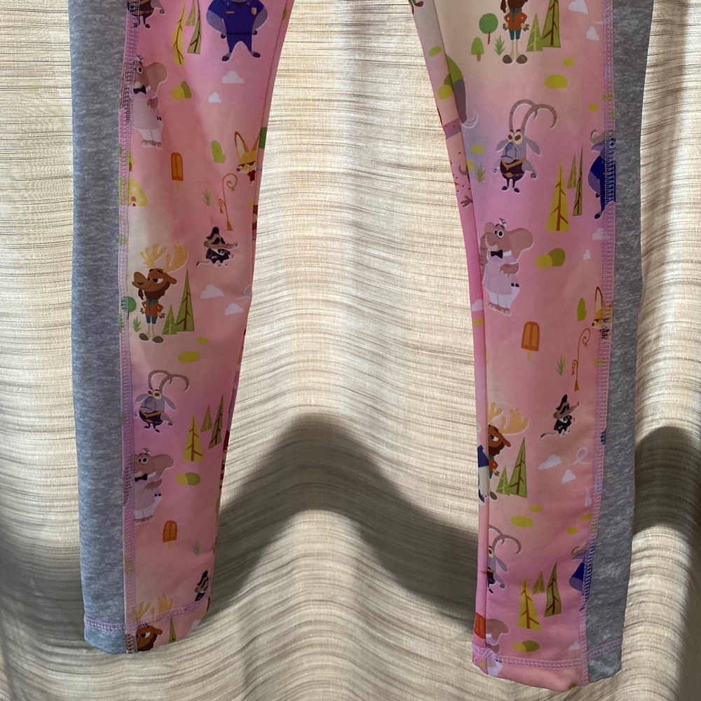 Zootopia Disney Leggings Girls Size 9/10 - Picture 3 of 5